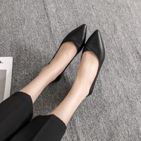 Women's Commute Solid Color Point Toe Flats main image 4