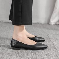 Women's Commute Solid Color Point Toe Flats main image 2