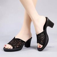 Women's Basic Solid Color Open Toe Fashion Sandals main image 2