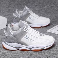 Men's Sports Color Block Round Toe Sports Shoes sku image 13