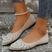 Women's Elegant Retro Red Heart Point Toe Casual Shoes main image 4