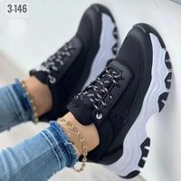 Women's Basic Solid Color Round Toe Running Shoes main image 5