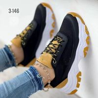 Women's Basic Solid Color Round Toe Running Shoes main image 4
