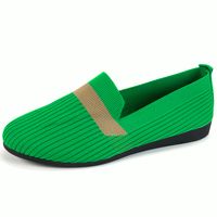 Women's Basic Color Block Round Toe Flats sku image 1