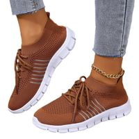 Women's Basic Solid Color Round Toe Sports Shoes main image 4