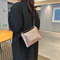 Women's Small Canvas Solid Color Vintage Style Classic Style Square Zipper Shoulder Bag main image 4