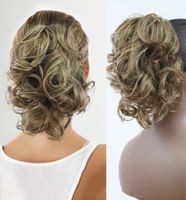 Frau Lässig Einfacher Stil Ferien Zuhause Hochtemperaturdraht Langes Lockiges Haar Perücken sku image 7