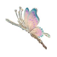 Women's Chinoiserie Butterfly Alloy Hair Claws main image 5