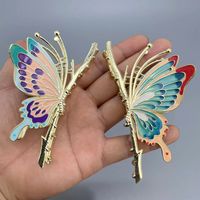 Women's Chinoiserie Butterfly Alloy Hair Claws main image 2