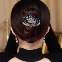 Women's Lady Flower Alloy Plating Inlay Zircon Hair Clip main image 3