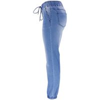 Femmes Du Quotidien Style Classique Vêtement De Rue Couleur Unie Toute La Longueur Lavé Jeans main image 3