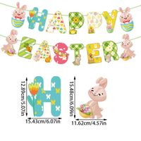 Easter Cute Simple Style Classic Style Rabbit Paper Holiday Daily Decorative Props sku image 3