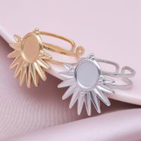 Ig Style Simple Style Geometric Stainless Steel Plating 18k Gold Plated Open Rings main image 10