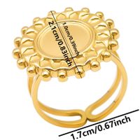 Ig Style Simple Style Geometric Stainless Steel Plating 18k Gold Plated Open Rings sku image 31