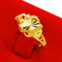 Fashion Flower Brass Plating Open Ring sku image 2