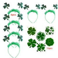 St. Patrick Pastoral Shamrock Plastic Carnival Decorative Props main image 9