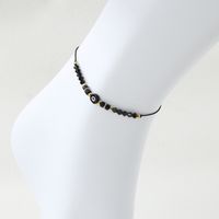 Casual Simple Style Eye Beaded Braid Artificial Crystal Natural Stone Unisex Anklet main image 6