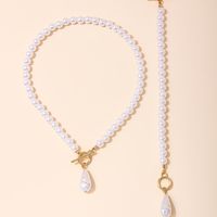 Elegant Simple Style Pearl Alloy Plastic Zinc Women's Jewelry Set main image 3