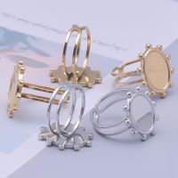 Simple Style Geometric Stainless Steel Plating 18k Gold Plated Open Rings main image 10