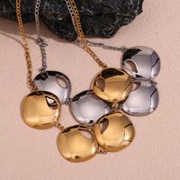 Fashion Geometric Stainless Steel Plating 18k Gold Plated Necklace main image 1