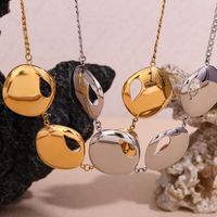 Fashion Geometric Stainless Steel Plating 18k Gold Plated Necklace main image 3