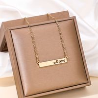 Casual Vacation Letter Alloy Zinc Wholesale Necklace sku image 1