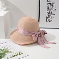 Women's Pastoral Flower Net Yarn Hollow Out Big Eaves Sun Hat main image 3