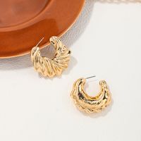 1 Pair Ig Style Classic Style Geometric Plating Alloy Ear Studs main image 4