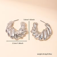 1 Pair Ig Style Classic Style Geometric Plating Alloy Ear Studs main image 3