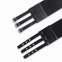 Ig Style Retro Geometric Pu Leather Alloy Elastic Band Women's Corset Belts main image 6