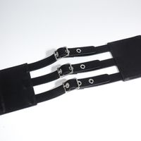 Ig Style Retro Geometric Pu Leather Alloy Elastic Band Women's Corset Belts main image 7