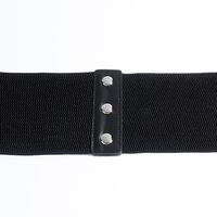 Ig Style Retro Geometric Pu Leather Alloy Elastic Band Women's Corset Belts main image 4
