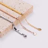Elegant Luxurious Solid Color Stainless Steel 18K Gold Plated Rose Gold Plated Bracelets In Bulk main image 8