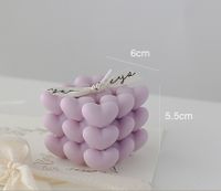 Valentine's Day Cute Heart Shape Full Paraffin Wax Fully Refined Soy Wax sku image 4