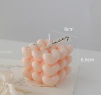 Valentine's Day Cute Heart Shape Full Paraffin Wax Fully Refined Soy Wax sku image 5