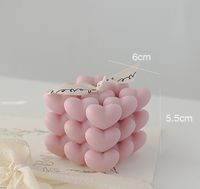 Valentine's Day Cute Heart Shape Full Paraffin Wax Fully Refined Soy Wax sku image 6