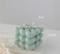 Valentine's Day Cute Heart Shape Full Paraffin Wax Fully Refined Soy Wax sku image 7