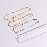 Elegant Luxurious Square Stainless Steel 18K Gold Plated Rose Gold Plated Bracelets In Bulk main image 4