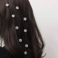 Women's Vacation Sweet Pentagram Flower Alloy Glass Hair Clip main image 6
