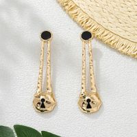 1 Pair Retro Lock Enamel Plating Alloy Zinc Drop Earrings main image 1