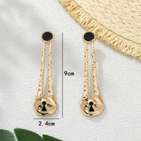 1 Pair Retro Lock Enamel Plating Alloy Zinc Drop Earrings main image 2