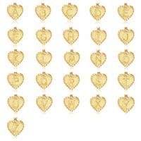 Vacation Letter Heart Shape Copper Plating 14K Gold Plated Women's Anklet main image 3