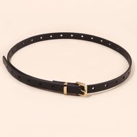 Princess Simple Style Star Pu Leather Synthetic Resin Buckle Women's Leather Belts main image 1