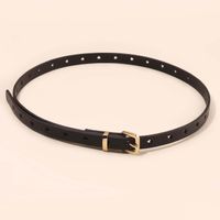 Princess Simple Style Star Pu Leather Synthetic Resin Buckle Women's Leather Belts sku image 1