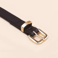 Princess Simple Style Star Pu Leather Synthetic Resin Buckle Women's Leather Belts main image 4
