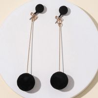 1 Pair Simple Style Circle Alloy Drop Earrings main image 6