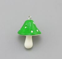 1 Piece Cute Mushroom Resin Jewelry Accessories sku image 2