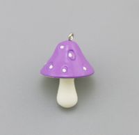 1 Piece Cute Mushroom Resin Jewelry Accessories sku image 3