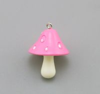 1 Piece Cute Mushroom Resin Jewelry Accessories sku image 4