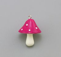 1 Piece Cute Mushroom Resin Jewelry Accessories sku image 5